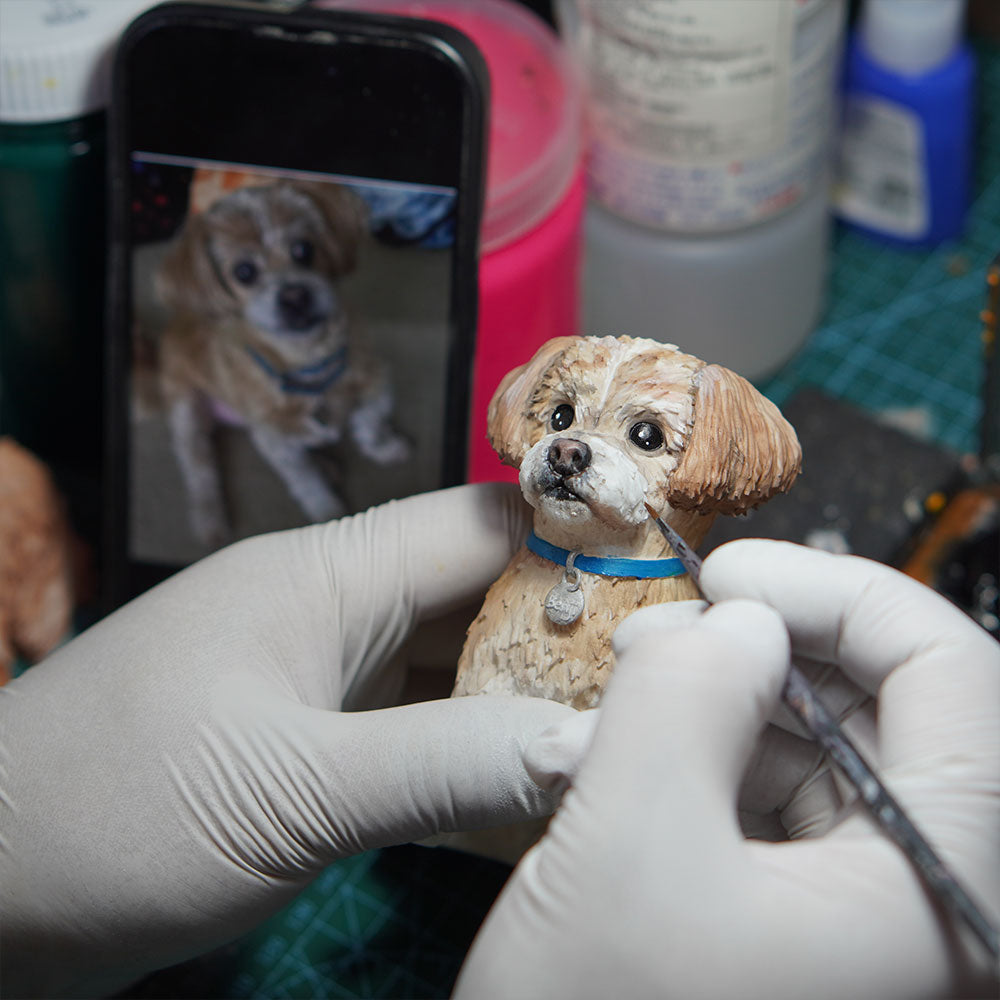 Sleepy Angel Pet Figurine