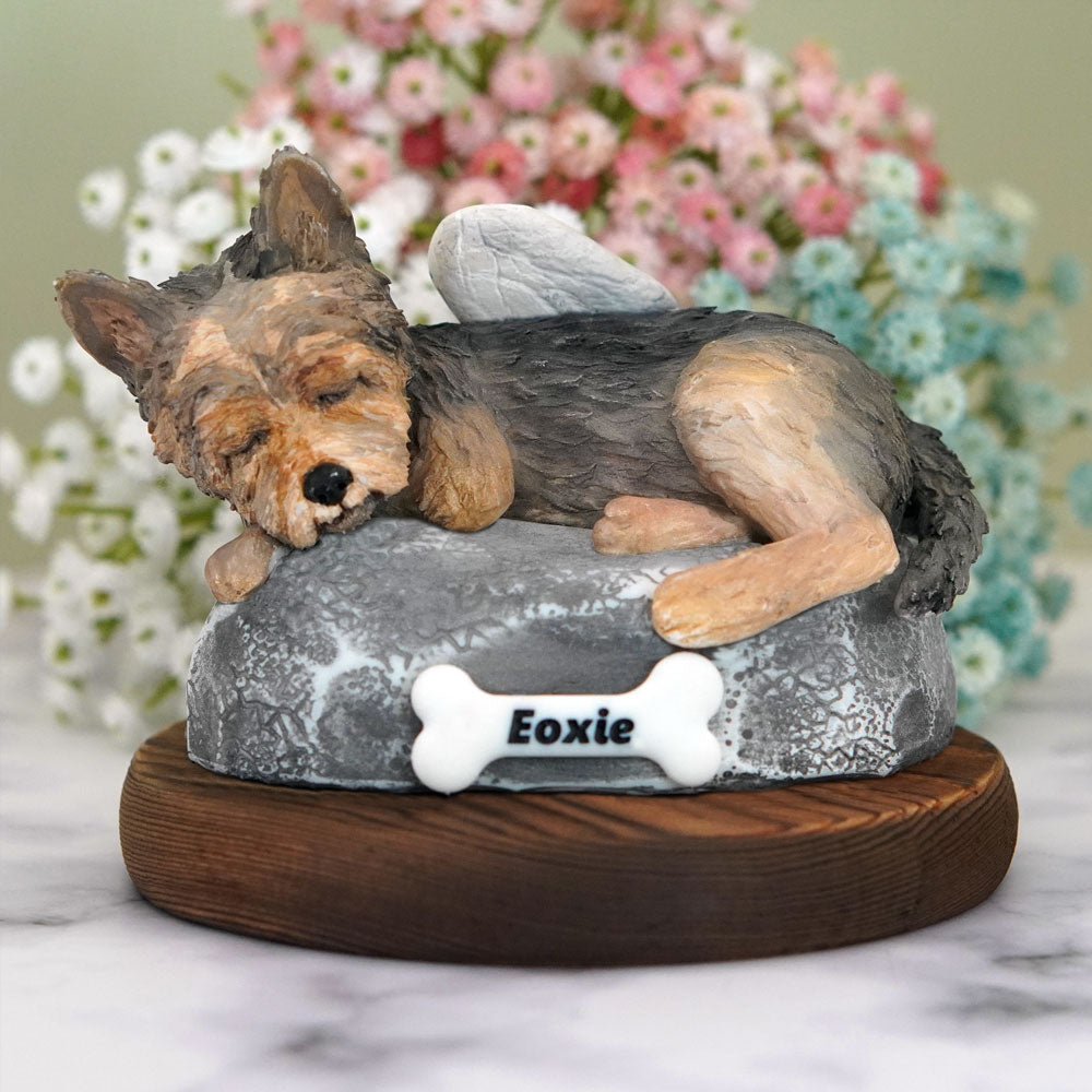 Sleepy Angel Pet Figurine