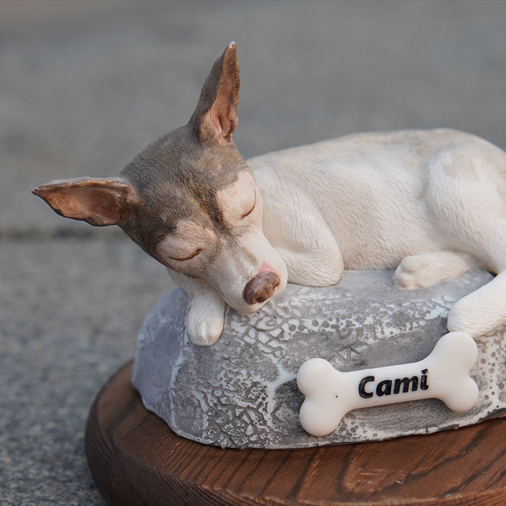 Sleepy Angel Pet Figurine