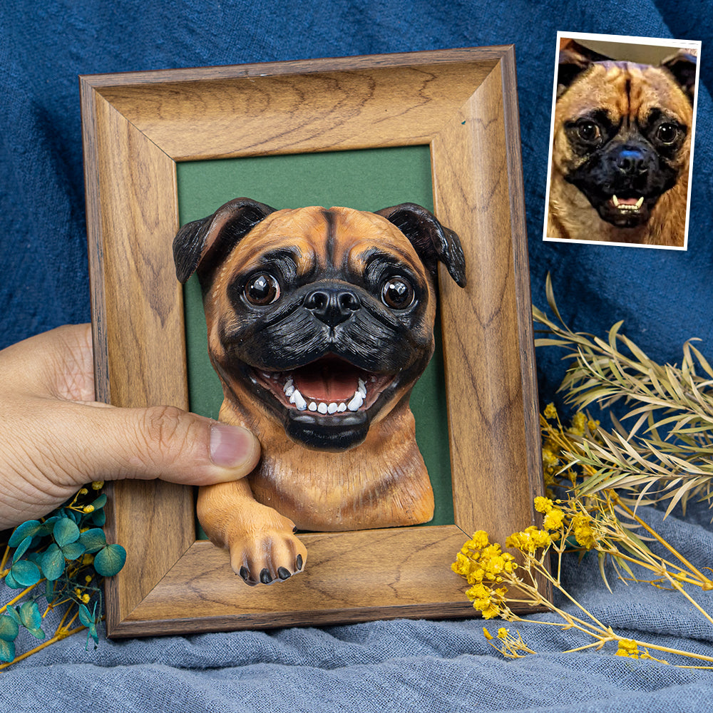 Custom 3D Pet Portrait