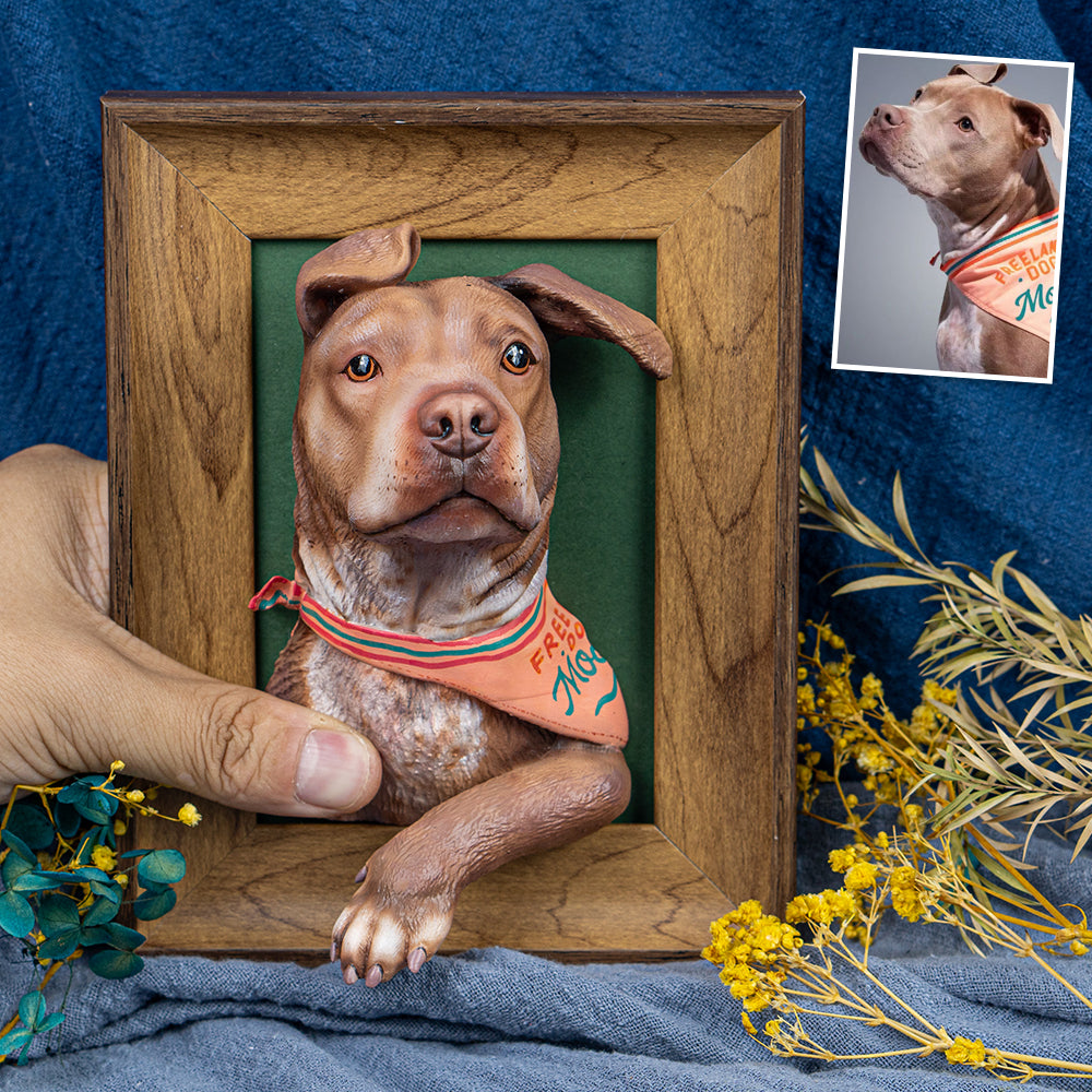 Custom 3D Pet Portrait