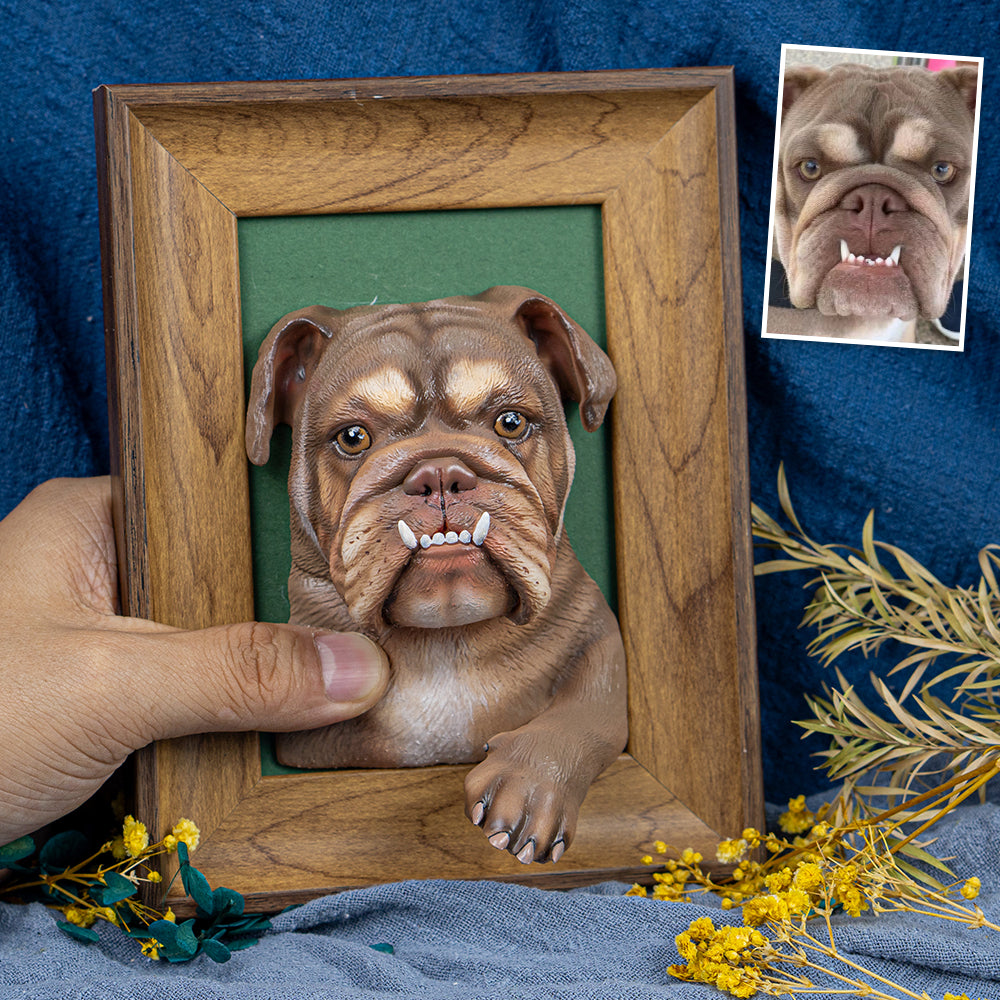 Custom 3D Pet Portrait